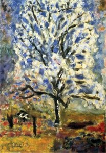 The Almond Tree In Blossom — Pierre Bonnard, Post-impressionist