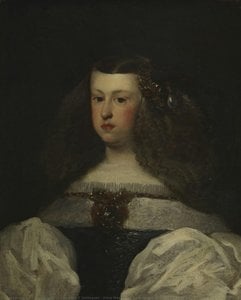 Dona Mariana Von Österreich, Königin Von Spanien — Diego Rodríguez De Silva Y Velázquez