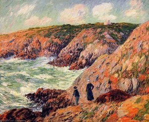 Cliffs Of Moellan, Finistere — Henri Moret