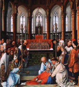 L'exhumation De Saint Hubert — Rogier Van Der Weyden, Renaissance Nordique