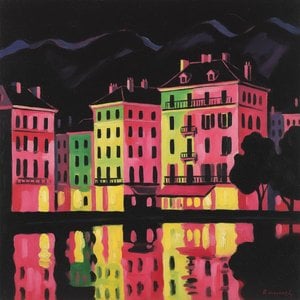 Luminescence Of The Midnight Quay — Léo Hardy