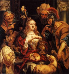 The Banquet Of Cleopatra — Jacob Jordaens, Baroque