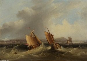 Cowes, Isle Of Wight, View From The Sea