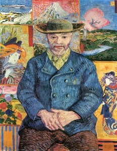 Portrait Of Pere Tanguy — Vincent Willem Van Gogh, Impressionism