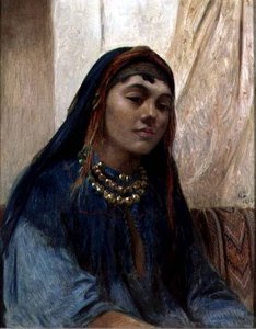 Portrait Of A Middle Eastern Girl — Frederick Goodall, Victorian Realism