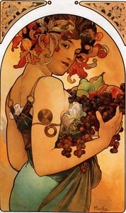 Fruit Litho — Алфонс Муха, Art Nouveau