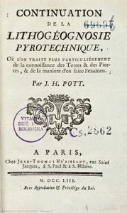 Title Page Of — Johann Heinrich Pott