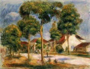 Auf Der Sonnenseite Der Straße — Pierre-auguste Renoir, Impressionism