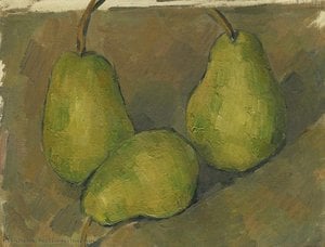 Three Pears — პოლ სეზან, Post-impressionism
