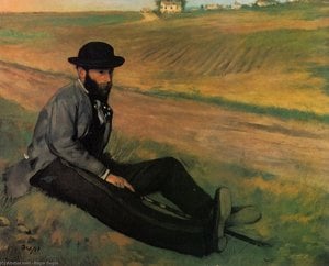 Eugene Manet — Hilaire-germain-edgar Degas, Paesaggio Impressionista