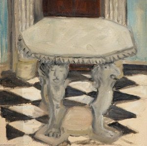 Still Life With Table — Myfanwy Baker