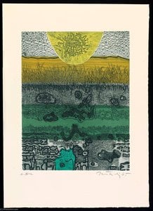 Tommy's Pond, From The Portfolio A Genesis — Gabor Peterdi, Surrealism