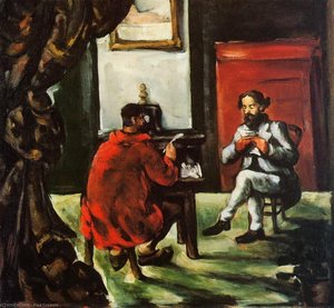 Paul Alexis Lisant À La Maison De Zola — Paul Cézanne