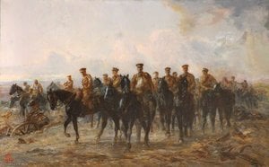 The Royal Horse Guards Retreat From Mons, 1914