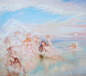Nymphs At The Seashore — William Shackleton