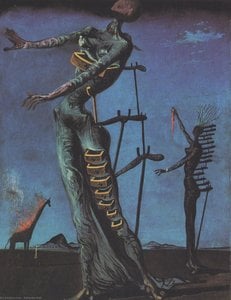 Flaming Giraffe — Salvador Dalí, Surrealism