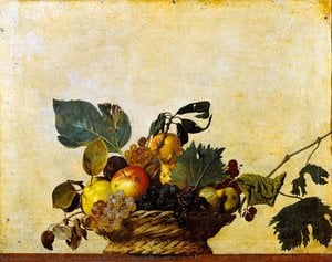 Fruktkasse — Caravaggio, Baroque Painting