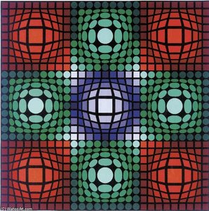 Kilenz — Viktoras Vazarelis, Op Art