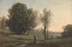 Landscape, Camille Corot, C. 1872 — Jean-baptiste-camille Corot, Realism