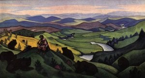 Human Ancestors — Nicolás Roerich, Symbolism