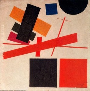 Suprematism. Nonobjective Composition — Kazimirs Malevičius, Geometric Abstract Art