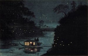 Fireflies At Ochanomizu — Kobayashi Kiyochika
