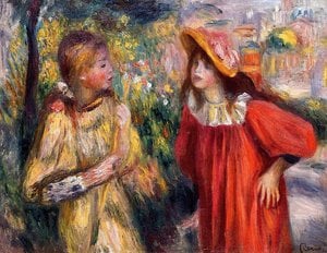 Keskustelu — Pierre-auguste Renoir