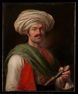 Portrait Of A "mamelouk" — Antoine Charles Horace Vernet Aka Carle Vernet, Neoclassicism
