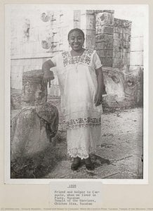 [friend And Helper To Consuelo, When We Lived In Piste, Yucatan. Temple Of The Warriors, Chichen Itza, Yucatan] — Octavio Medellín