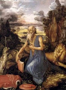 Jerome Penitent, Cambridge Fitzwilliam M — Albrecht Dürer