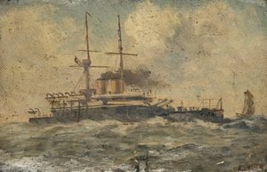 The Battleship Hms 'anson' — Henry J Morgan