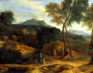 Landschaft Mit Conopion, Das Die Asche Von Phocion Trägt — Jean-françois Millet, French Realism