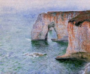 Il Manneport Vista Da Est — Claude Monet