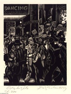 City Lights — Fritz Eichenberg