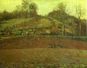 Ploughland — Camille Pissarro