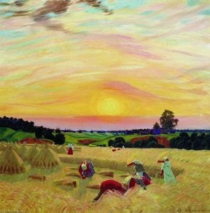 Harvest — 보리스 쿠스토디예프, Art Nouveau (modern)