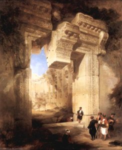 The Gateway Of The Great Temple At Baalbec — David Roberts