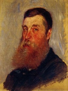 Portrait Di Un Pittore Inglese, Bordighera — Claude Monet, Impressionismo