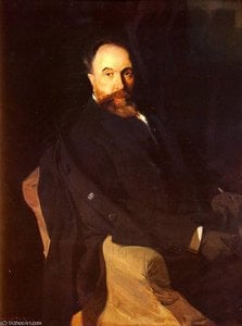 Retrato De Don Aureliano De Beruete — Joaquín Sorolla, Late Impressionism
