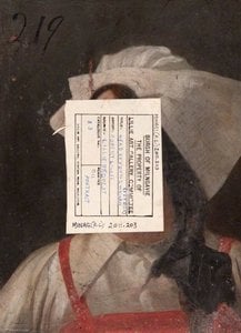 Female Portrait (verso) (label Has Been Attached) — Robert Lillie