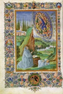 Vision Of Saint Bernard In Sermones In Cantica Canticorum Of Saint Bernard And Gilberto Hoyland — Francesco Di Antonio Del Chierico