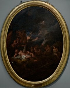 Putti, A Satyr And Nymphs — Francesco Monti Alias Brescianino Delle Battaglie