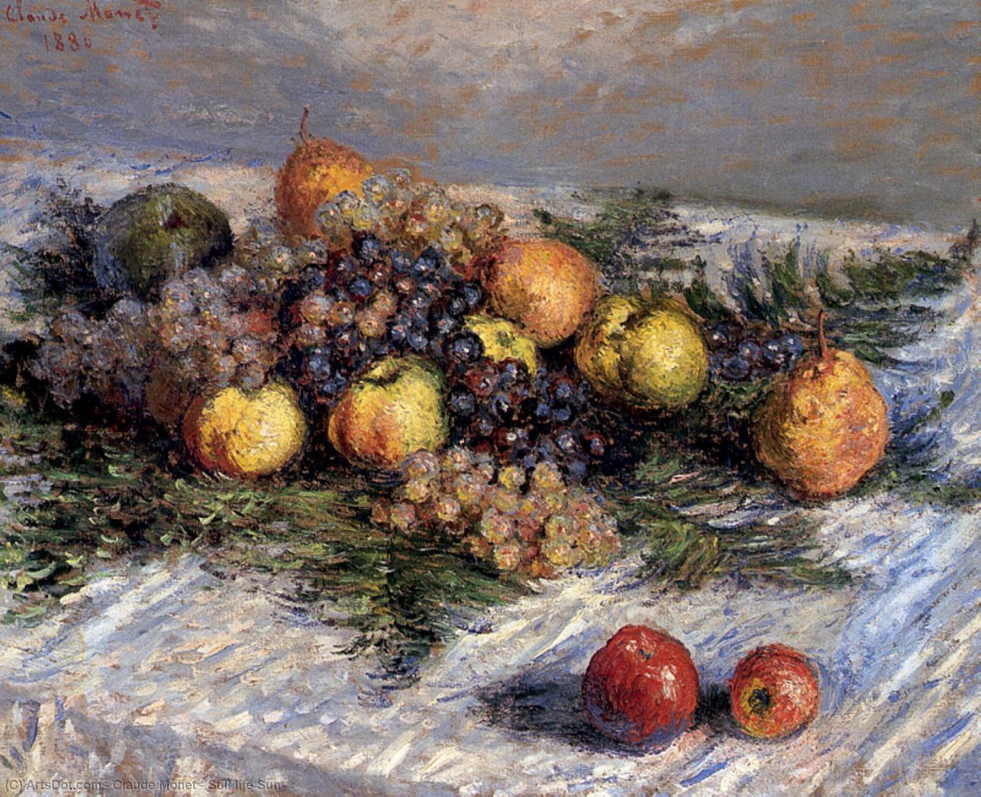 Claude Monet - Bodegón con Sol