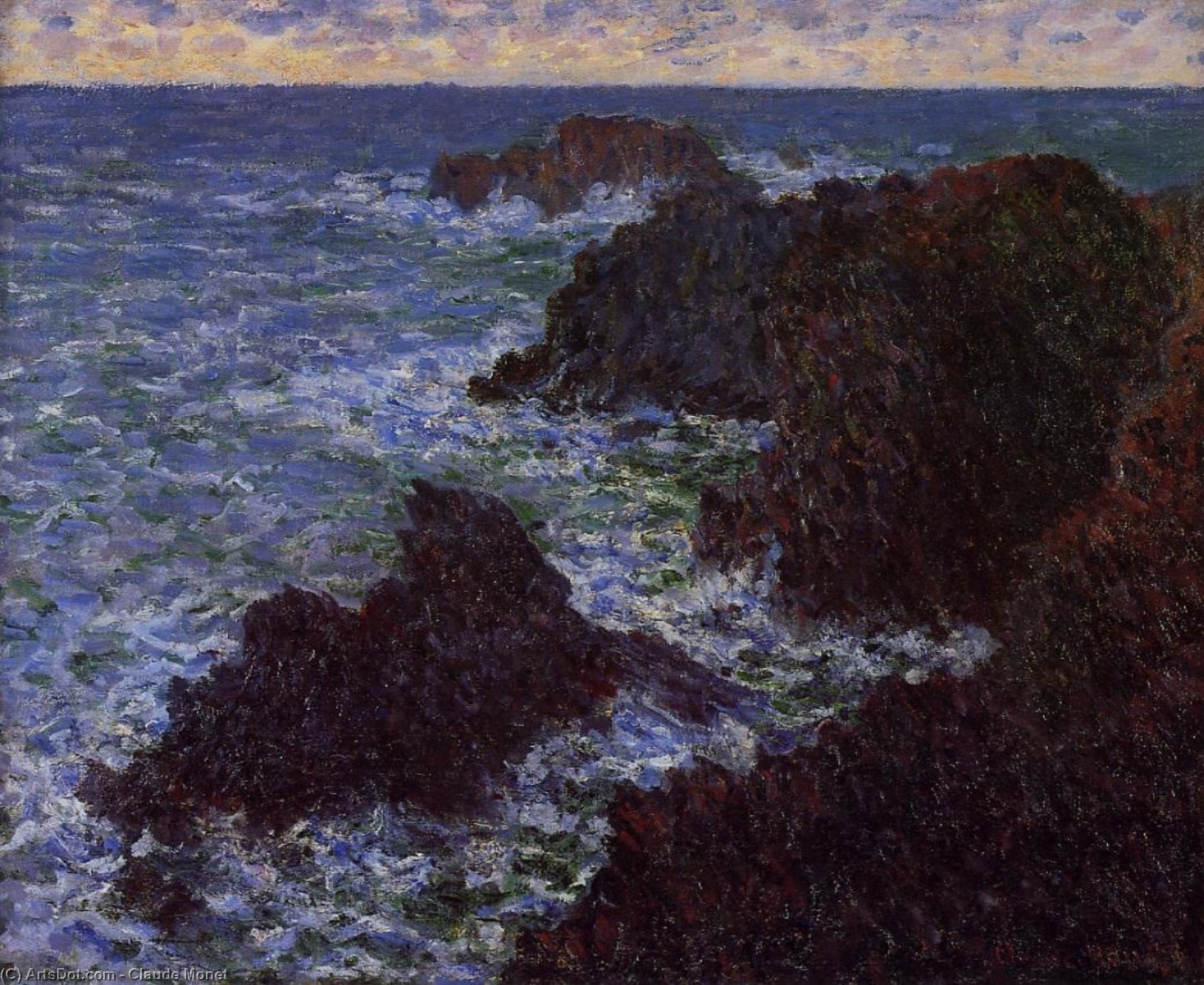 Claude Monet - Kysten i villskap