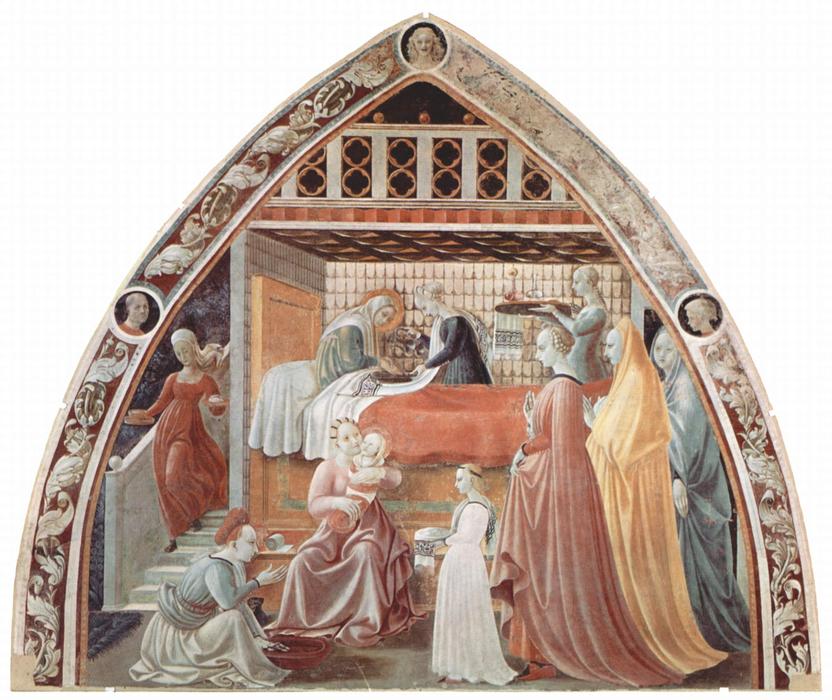 Escena Del Nacimiento De María — Paolo Uccello