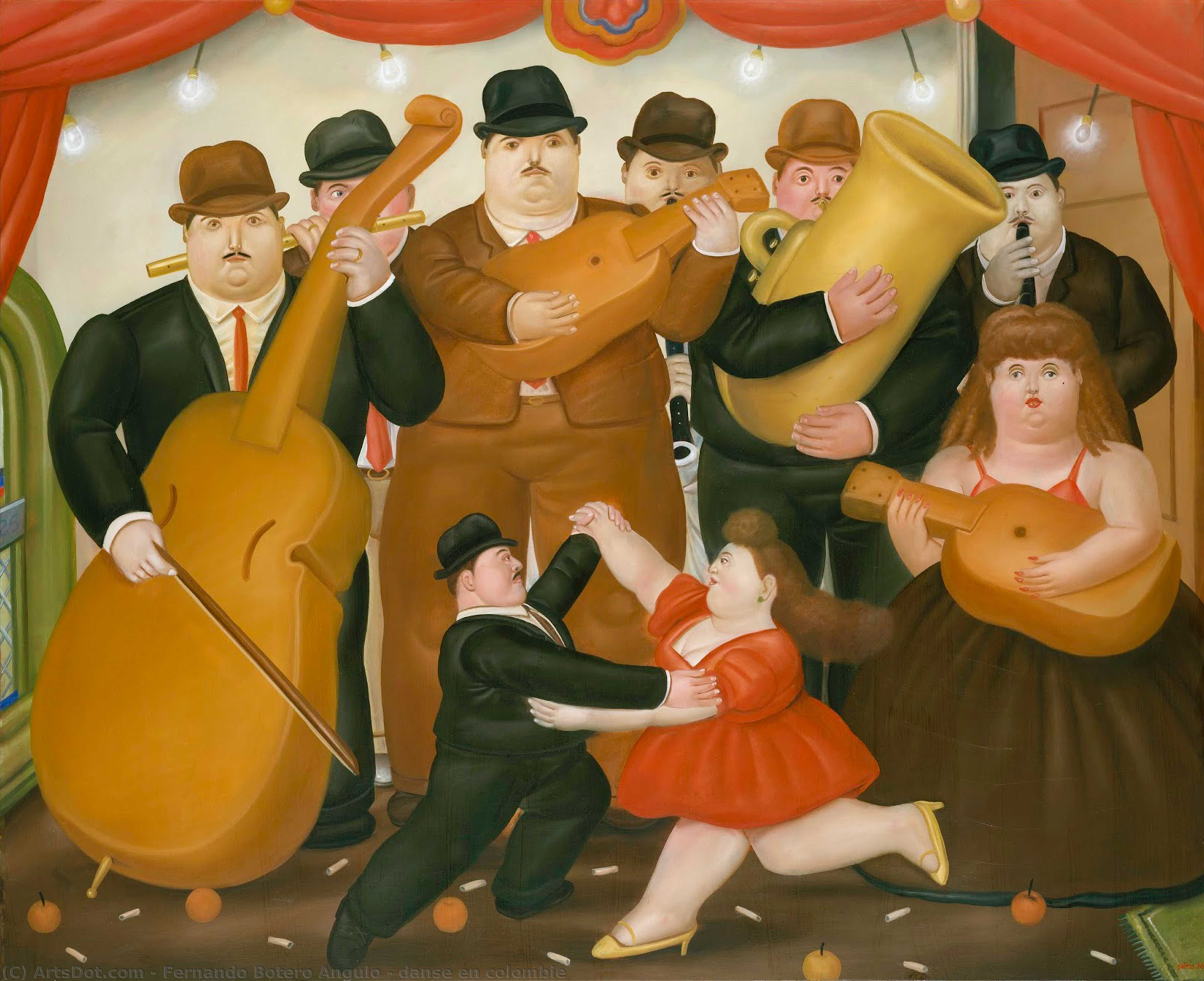 Fernando Botero - danse en colombie