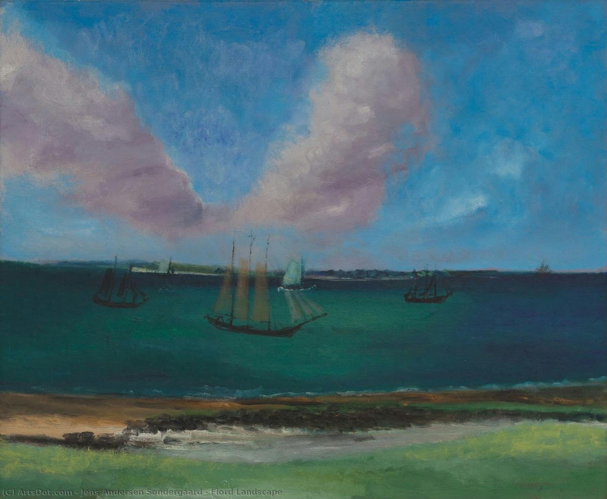 jens andersen søndergaard - Fiord Landscape