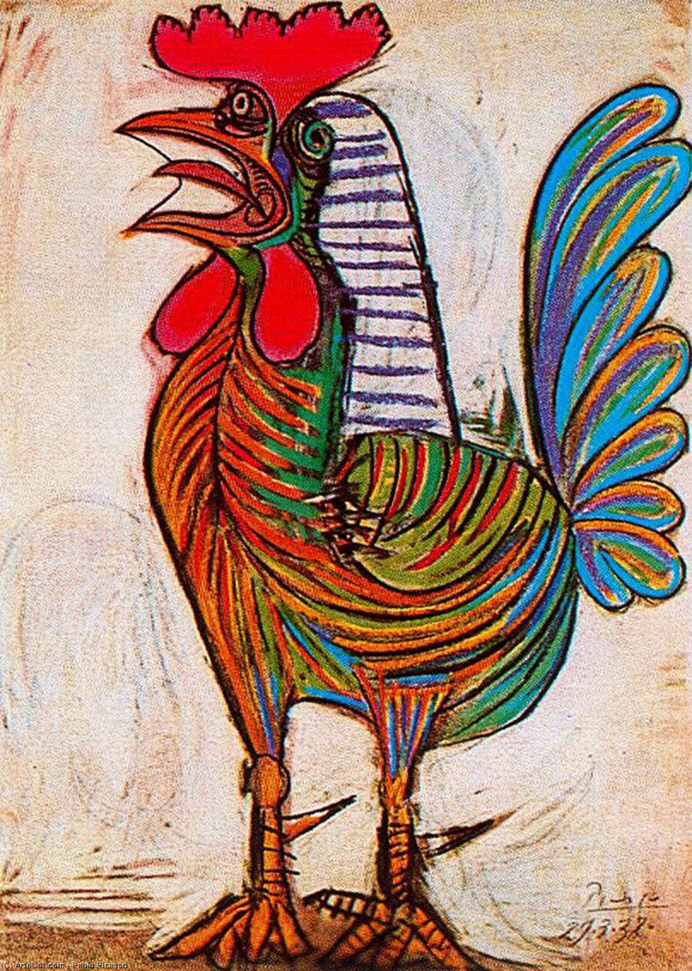 Ein Hahn — Pablo Picasso