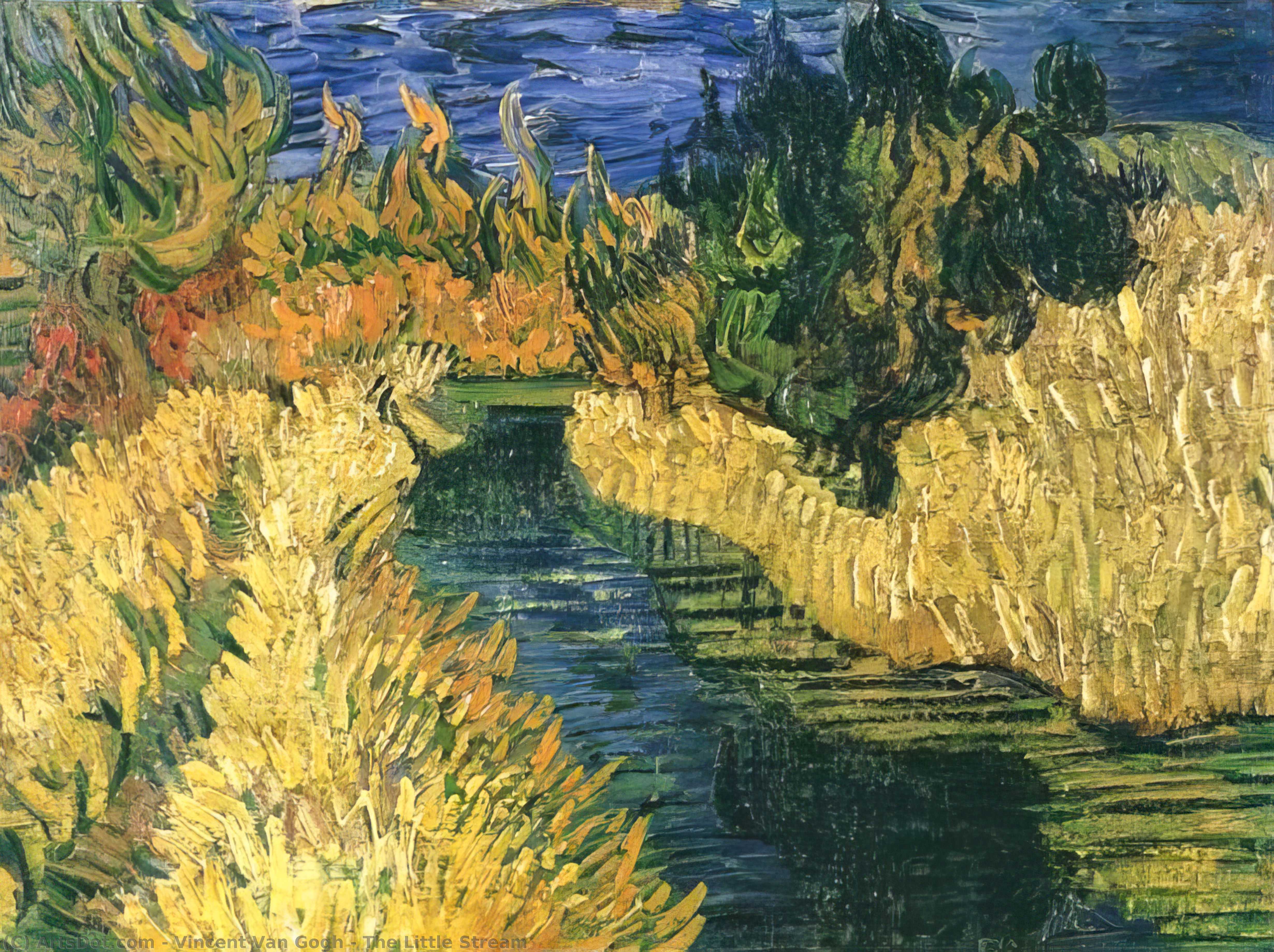 The Little Stream (vincent Van Gogh’s Little Stream)） — 文森特·梵高