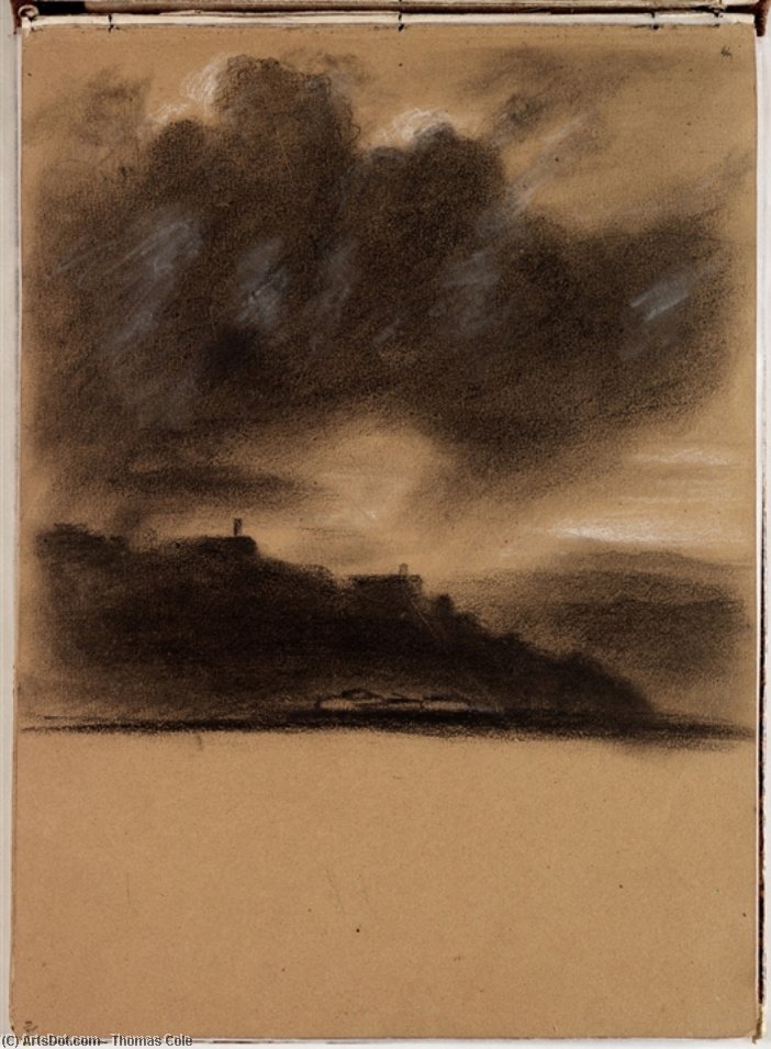 Untitled, Landscape With Clouds — Tomáš Cole